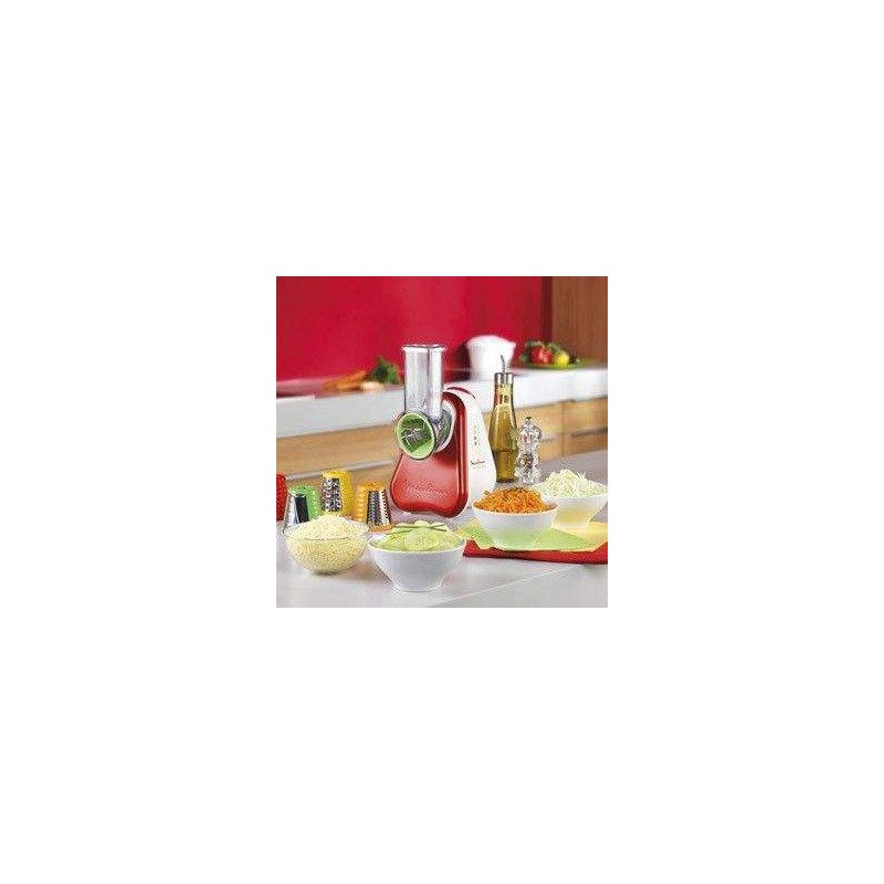 Hachoir multifonctions Fresh Express Moulinex 150W -BLANC & ROUGE (DJ755G32) MOULINEX - 6 chez affariyet moins cher