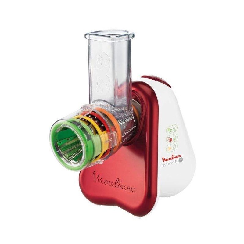 Hachoir multifonctions Fresh Express Moulinex 150W -BLANC & ROUGE (DJ755G32) MOULINEX - 1 chez affariyet moins cher