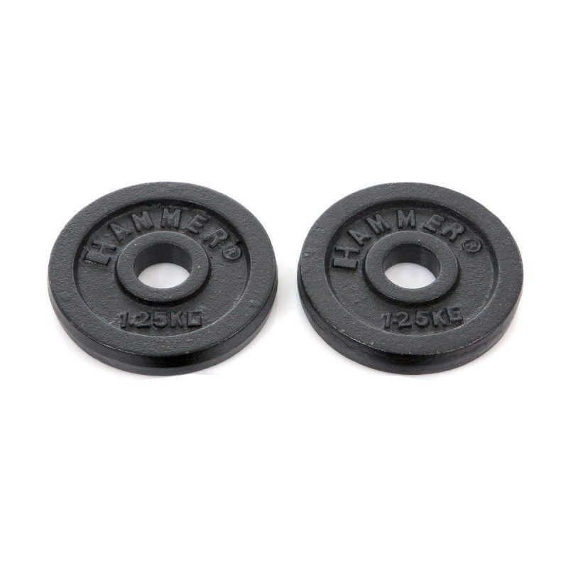Paire de disques de musculation 1.25*2 Hammer (4665) HAMMER - 1 Paire de disques de musculation 1.25*2 Hammer (4665) HAMMER - 1