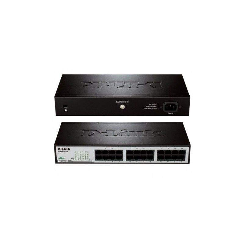 SWITCH 24 PORTS 10/100 (DES-1024D/E) D-LinK - 3