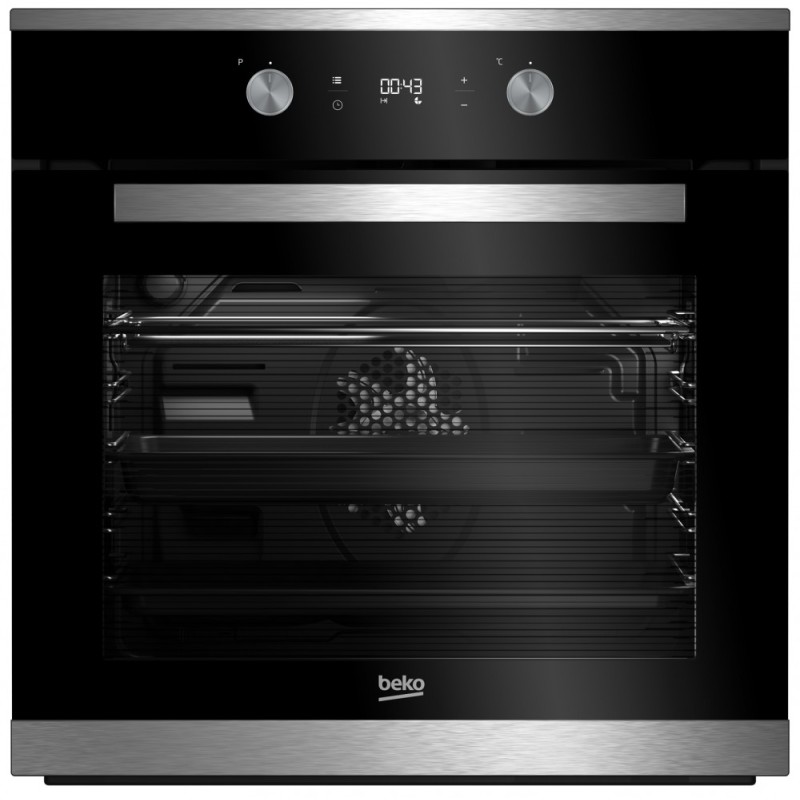 Four encastrable avec afficheur BEKO Inox 65L (BIM25301XCS) BEKO - 1 Four encastrable avec afficheur BEKO Inox 65L (BIM25301XCS) BEKO - 1