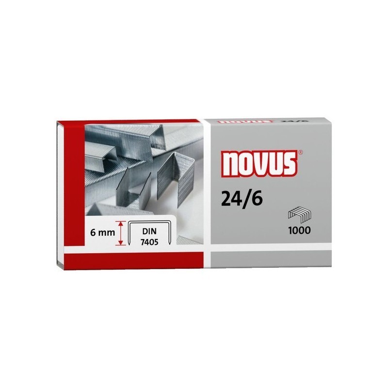 Agrafe Novus 24/6 PQ/1000 (5001.005.246000) NOVUS - 1 Agrafe Novus 24/6 PQ/1000 (5001.005.246000) NOVUS - 1
