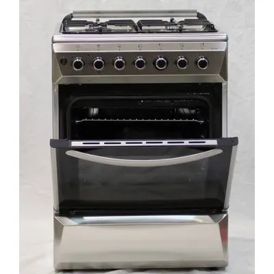 CUISINIÈRE À GAZ 4 FEUX 60CM MAGICGAS -INOX (FQ6402GBZM)