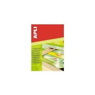 PAPIER TRANSPARENT APLI POUR LASER REF 1062