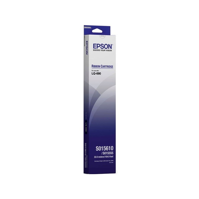 Ruban Noir EPSON LQ-690 (C13S015610) EPSON - 1 Ruban Noir EPSON LQ-690 (C13S015610) EPSON - 1