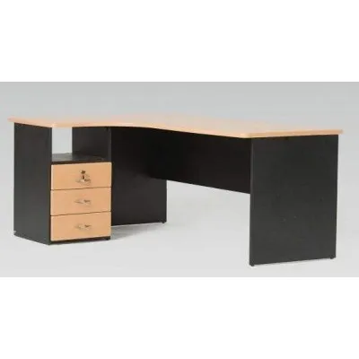 Bureau Amina Avec Retour 140x120 Cm Spim