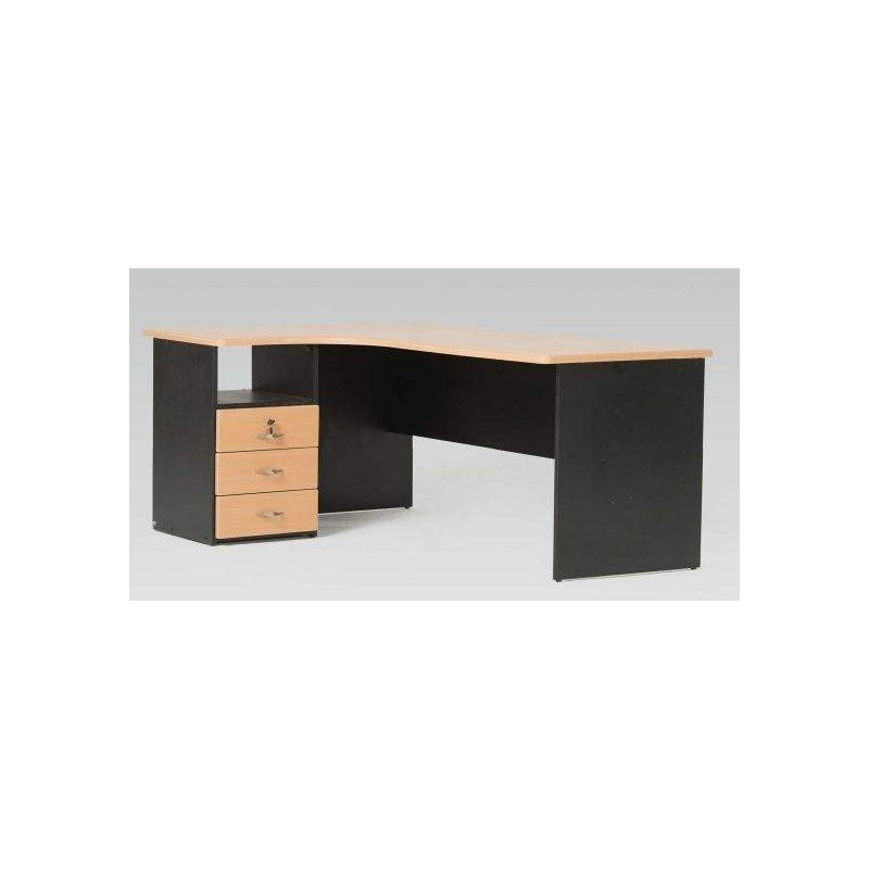 Bureau Amina avec retour 140*160 (B-AMINA16) - 1-chez affariyet prix moins cher