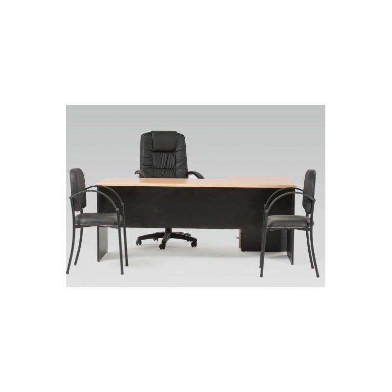 Bureau Amina avec retour 140*160 (B-AMINA16) - 1-chez affariyet prix moins cher