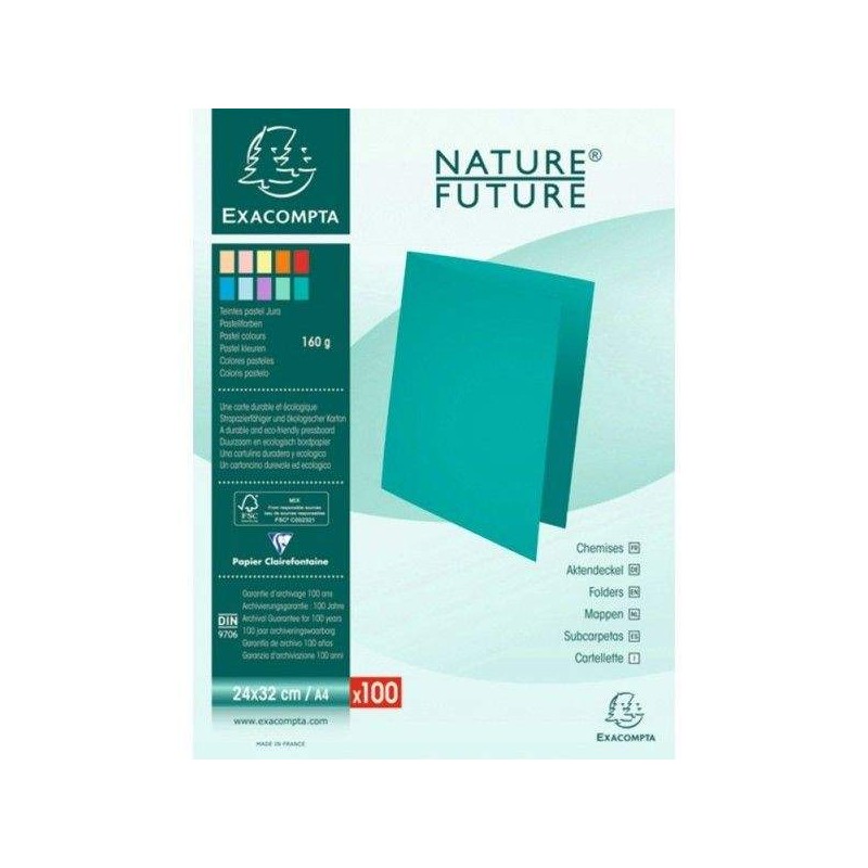Paquet de 100 chemises Nature Future JURA (340000) EXACOMPTA - 2