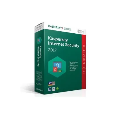 Kaspersky Internet Security 2017 / 3 Postes / 1 An