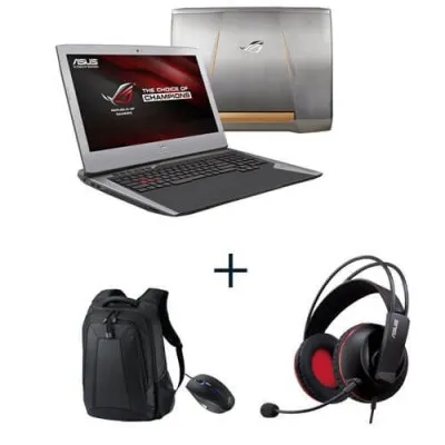 ASUS ROG G752VT + Sac à dos + Souris + Casque