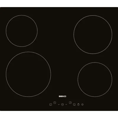 Table de cuisson encastrable BEKO 60cm -Noir- (HIC 64401)