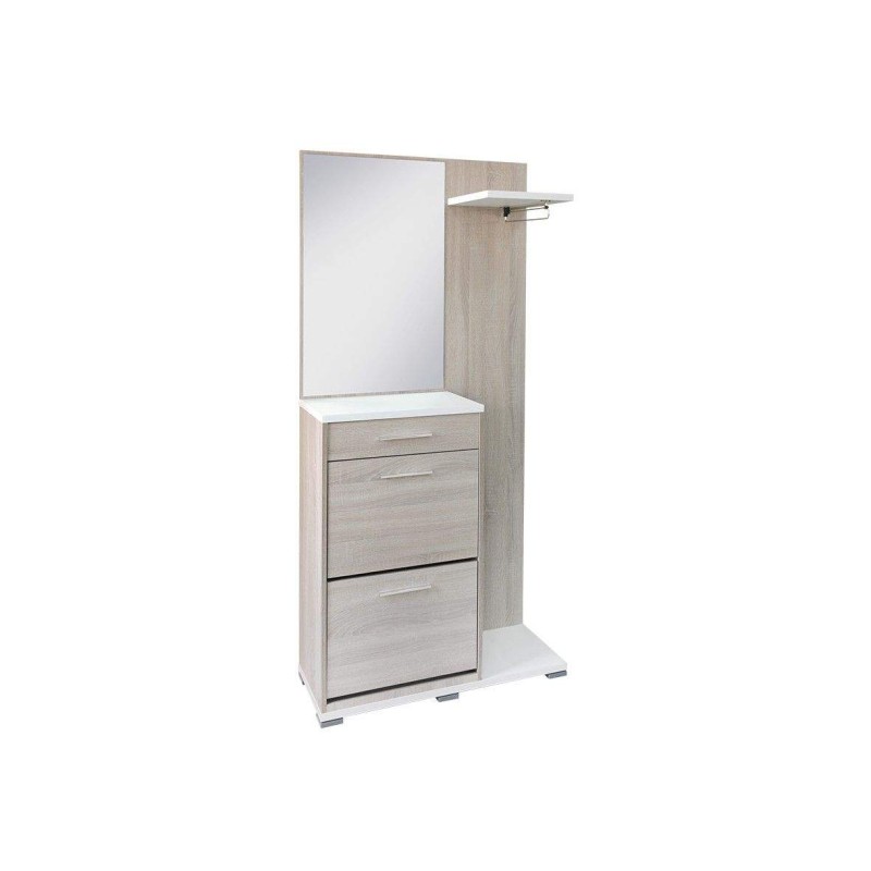 Meuble d'entrée DIOR 90 X 185 X 35 cm SOTUFAB (PC23CB/BC) SOTUFAB - 1 CHEZ AFFARIYET PAS CHER