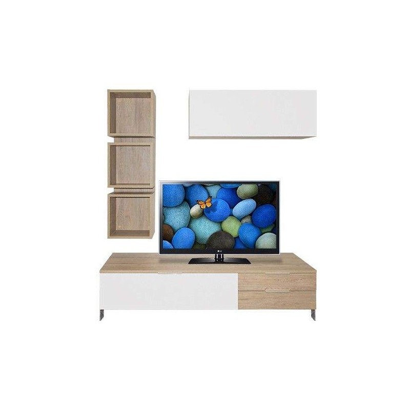Meuble TV Living FLORIDA (LIV15DV/BG) SOTUFAB - 1 chez affariyet pas cher