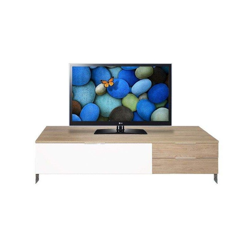 Meuble TV Living FLORIDA (LIV15DV/BG) SOTUFAB - 2 chez affariyet pas cher