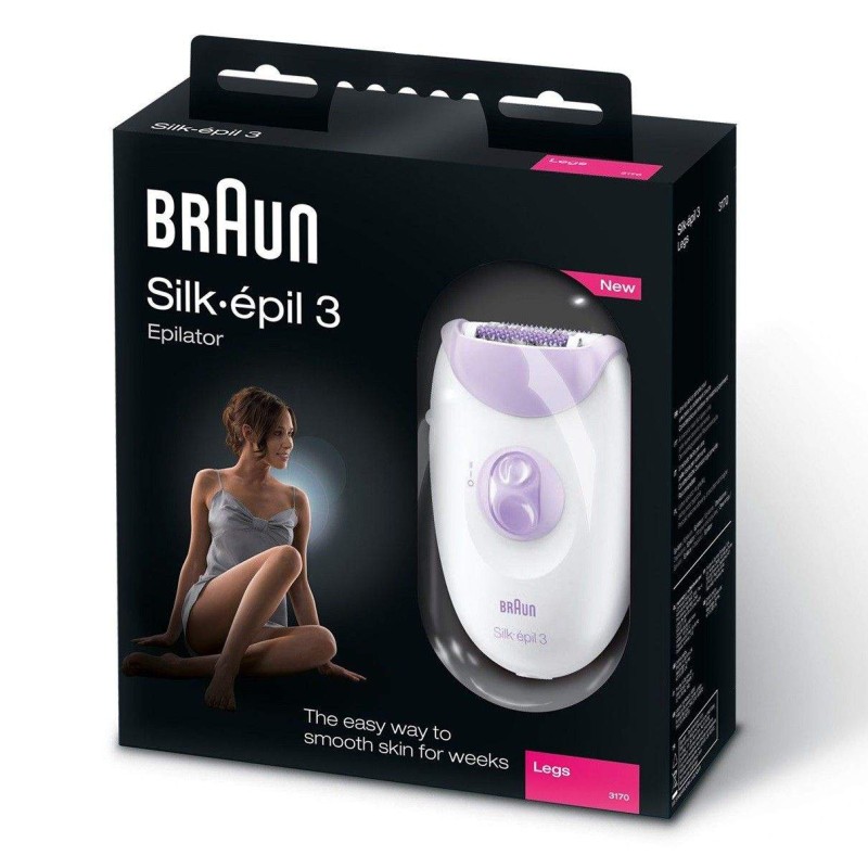 Épilateur électrique SILK-ÉPIL 3 BRAUN (SE3170) BRAUN - 2 chez affariyet pas cher