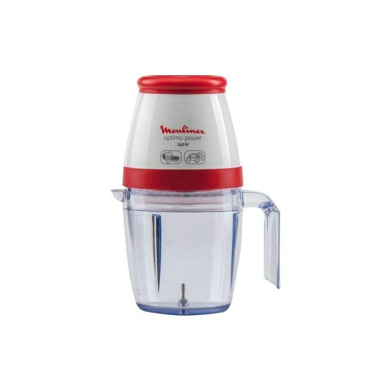 Mini hachoir 360W MOULINEX -BLANC & ROUGE (DJ4021EG) MOULINEX - 2