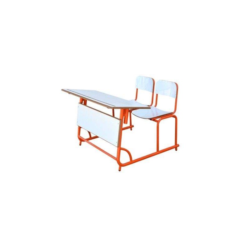 TABLE EDUCATION BIPLACE DEMONTABLE A 2 POSITIONS 120X50CM SOTUFAB (TE26)