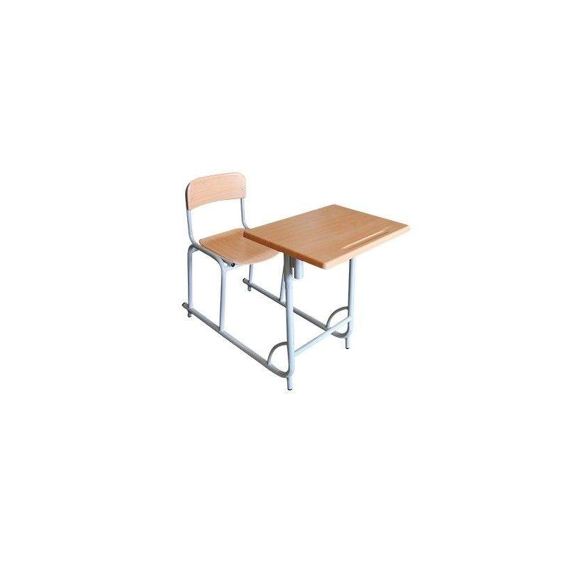 Table éducation monoplace à 2 positions tout WERZALIT 65 x 45 cm SOTUFAB (TE24) SOTUFAB - 1- affariyet à bas prix