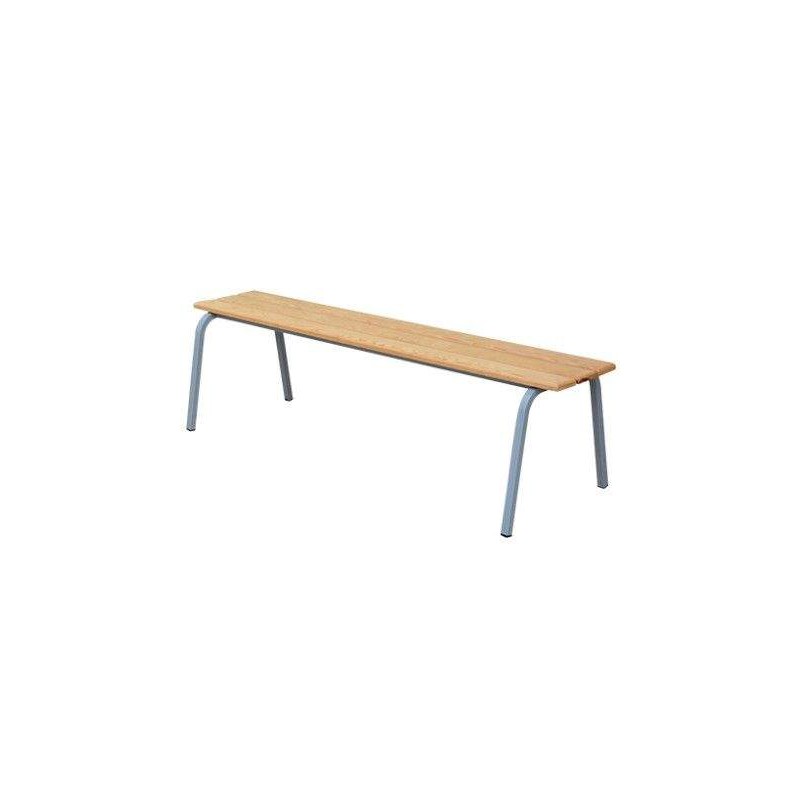 Banquette réfectoire a lattes bois vernis 180x35 cm SOTUFAB (EM11) SOTUFAB - 1
