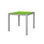 Table Serena Top En Verre 80 X 80 CM SOTUFAB