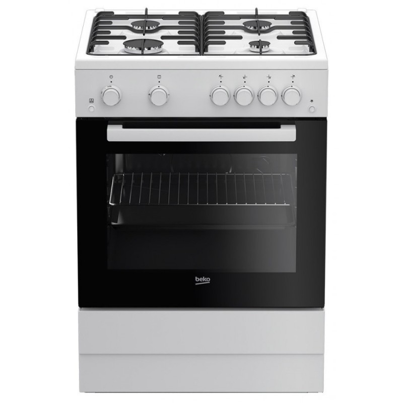 Cuisinère BEKO 60cm -Blanc- (FSGT 62110GW) BEKO - 1 Cuisinère BEKO 60cm -Blanc- (FSGT 62110GW) BEKO - 1