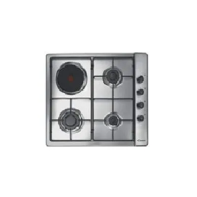 Plaque de cuisson CANDY 4 feux 60 cm -Inox (CLG631SPX)