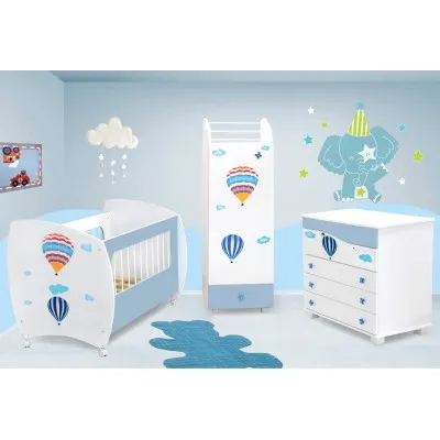 Chambre Bambino SOTUFAB -Bleu & Blanc