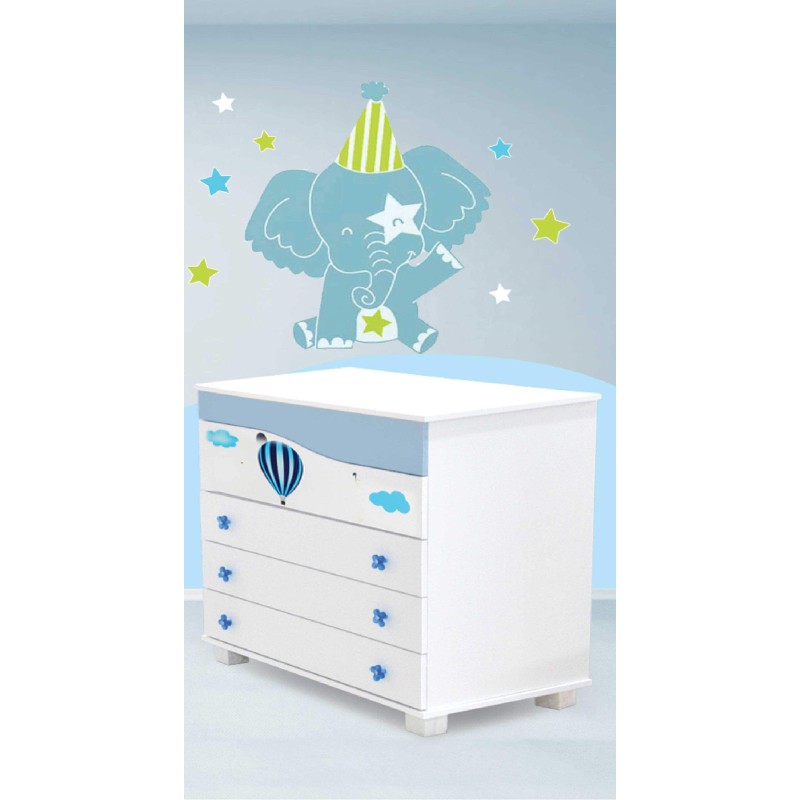 COMMODE BAMBINO SOTUFAB -BLEU (CHB02BL30) SOTUFAB - 1 chez affariyet pas cher