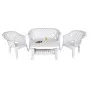 Salon De  Jardin Lariana -Blanc