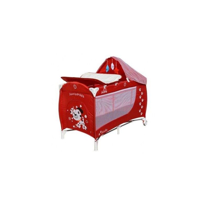 Parc Lit PRIMA Lindo Rouge PARC003-RG PRIMA - 1-chez affariyet pas cher