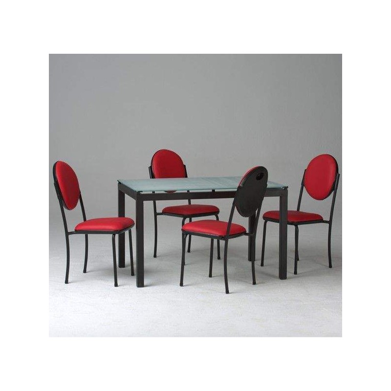 Table agatha vitre sable 180*90 (T-AGATHA) - 1 Chez_affariyet_pas cher