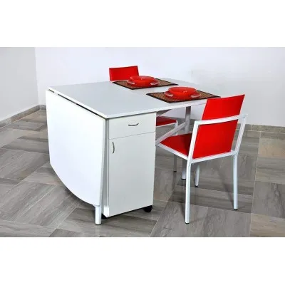 Table pliante avec box 175x91