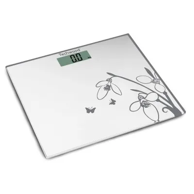 Pèse personne digital TECHWOOD 150kg -Blanc (TPP-811)