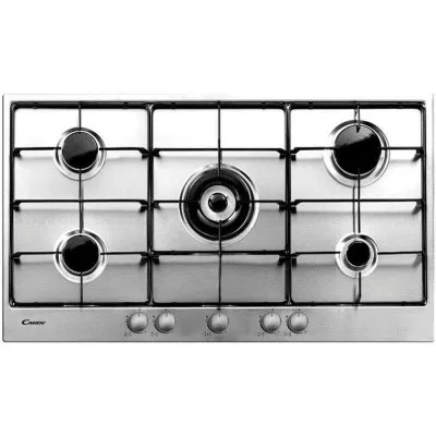Plaque De Cuisson 5 Feux 90 cm Candy -Inox