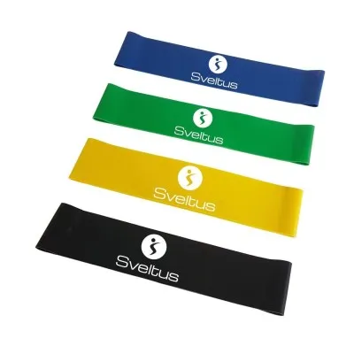 Bandes latex aérobic (lot de 4) SVELTUS (0556)