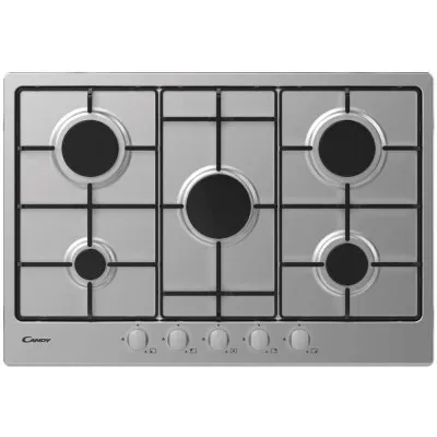 Plaque De Cuisson Candy 5 Feux 75 cm -Inox