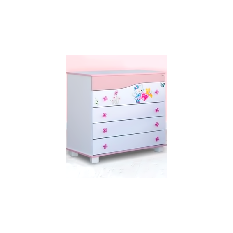 CHAMBRE BAMBINO SOTUFAB -ROSE/BLANC (CHB02RS00) SOTUFAB - 2 chez affariyet moins cher
