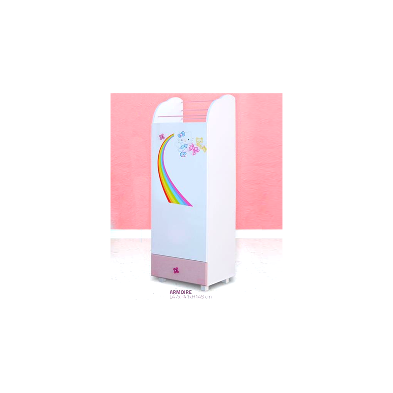 CHAMBRE BAMBINO SOTUFAB -ROSE/BLANC (CHB02RS00) SOTUFAB - 4 chez affariyet moins cher