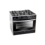 CUISINIÉRE ICHEF SMART À GAZ 5 FEUX 90CM UNIONAIRE -NOIR (GAS.6090GS-ICS)