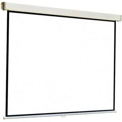 ECRAN DE PROJECTION MURAL ELECTRIQUE TELON 244 X 244 CM