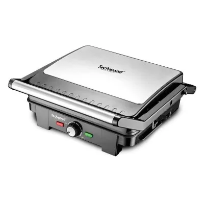 Grille viande / Panini Techwood TGD-090 Inox chez affariyet pas cher