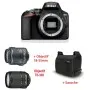 APPAREIL PHOTO REFLEX NIKON D3500 + OBJECTIF 18-55 MM+OBJECTIF 70-300 MM+Sacoche