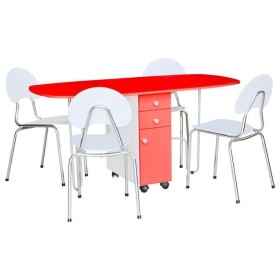 Table à tiroir rabattable PM PVC SOTUFAB (TC0016) SOTUFAB - 4