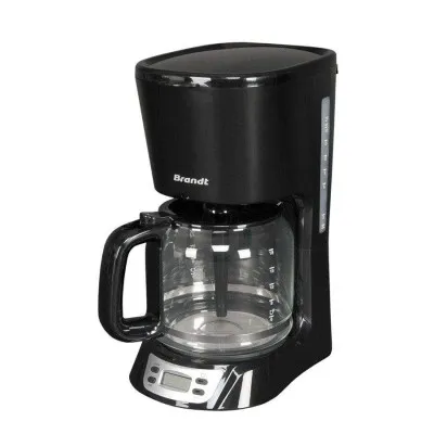 Cafetière À Filtre 18 Tasses 1000W Brandt -Noir