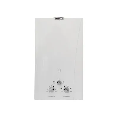 Chauffe bain AUXSTAR 10 litres Blanc Gaz bouteille