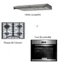 Pack Encastrable PROCOOK (Hotte+Plaque+Four)Inox