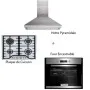 Pack Encastrable PROCOOK (Hotte pyramidale + Plaque+ Four)Inox