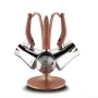 Lot de 3 pots à café turk Korkmaz Rosa Vita Inox A1237
