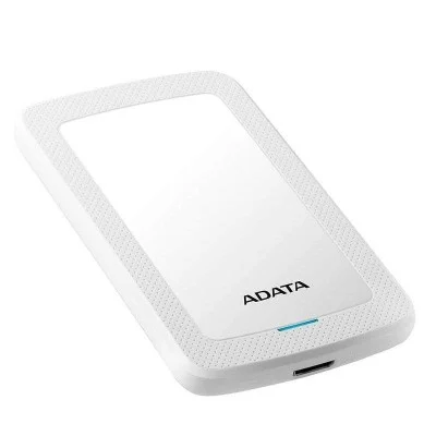 Disque Dur Externe ADATA HV300 1To USB 3.1 Blanc (AHV300-1TU31-CWH)